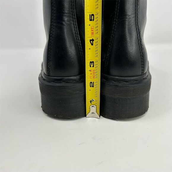 Dr. Martens Women's Vegan Jadon II Mono Black Chunky Platform Boots Size 6 - Picture 11 of 17